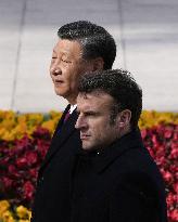 French President Macron in Beijing