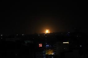 MIDEAST-GAZA CITY-ISRAEL-AIRSTRIKE