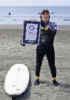World's oldest surfer