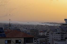 MIDEAST-GAZA CITY-AIRSTRIKE