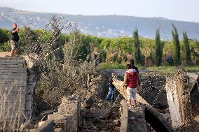 LEBANON-ISRAEL-AIR STRIKE-DAMAGE