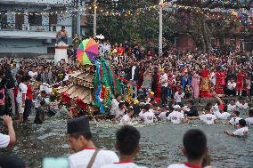 NEPAL-KATHMANDU-GAHANA KHOJNE JATRA FESTIVAL