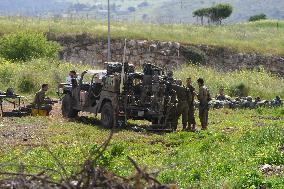 ISRAEL-KIBBUTZ MALKIA-ARMY-DEPLOYMENT