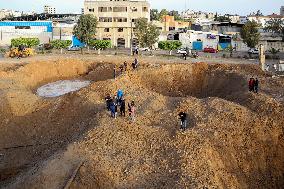 MIDEAST-GAZA CITY-AIRSTRIKES-DAMAGE