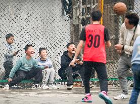 (SP)CHINA-GUANGXI-RONGSHUI-MIAO VILLAGE-BASKETBALL (CN)