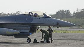 CORRECTED: 2 U.S. F-16 fighters make emergency landing on Okinawa island