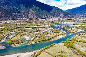 CHINA-TIBET-NYINGCHI-YANI NATIONAL WETLAND PARK-SCENERY(CN)