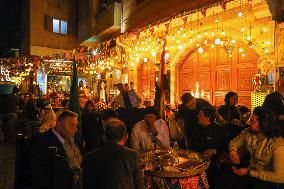 EGYPT-CAIRO-RAMADAN-NIGHT LIFE