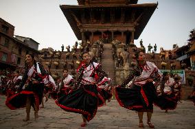 NEPAL-BHAKTAPUR-NEW YEAR-MUSICAL EVENT