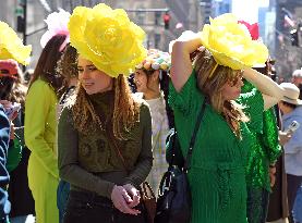 U.S.-NEW YORK-EASTER-BONNET PARADE