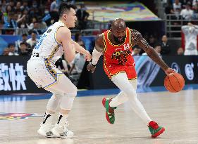 (SP)CHINA-BEIJING-BASKETBALL-CBA LEAGUE-BEIJING VS JILIN (CN)