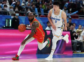 (SP)CHINA-BEIJING-BASKETBALL-CBA LEAGUE-BEIJING VS JILIN (CN)