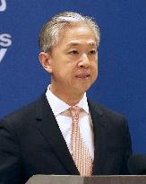 Chinese Foreign Ministry spokesman Wang Wenbin