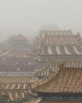 Sand storm in China