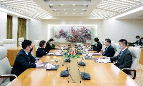 CHINA-BEIJING-QIN GANG-UN-POLITICAL AFFAIRS CHIEF-MEETING (CN)