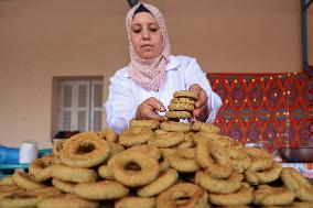 MIDEAST-GAZA CITY-RAMADAN-COOKIES