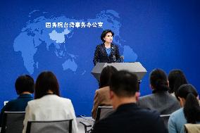 CHINA-BEIJING-STATE COUNCIL-TAIWAN AFFAIRS-PRESS CONFERENCE (CN)