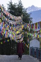 Tibetan Buddhist monk in India
