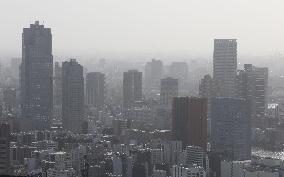 Yellow sand reaches Japan