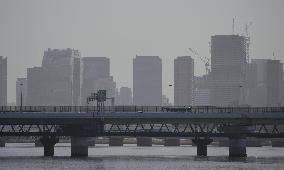 Yellow sand reaches Japan