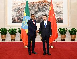 CHINA-BEIJING-WANG XIAOHONG-ETHIOPIAN COUNTERPART-MEETING (CN)