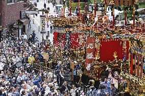Takayama festival in central Japan