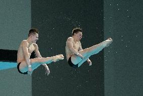 (SP)CHINA-SHAANXI-XI'AN-DIVING-FINA WORLD CUP-MEN'S 10M SYNCHRONISED FINAL (CN)