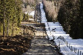 Barrier fence project at the eastern border of Finland