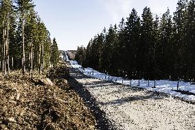 Barrier fence project at the eastern border of Finland