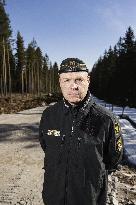 Barrier fence project at the eastern border of Finland