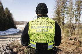 Barrier fence project at the eastern border of Finland