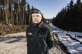 Barrier fence project at the eastern border of Finland