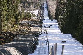 Barrier fence project at the eastern border of Finland