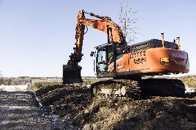 Barrier fence project at the eastern border of Finland