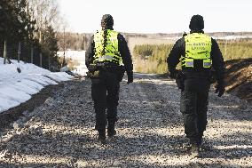 Barrier fence project at the eastern border of Finland