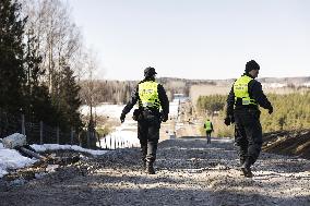 Barrier fence project at the eastern border of Finland