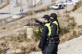 Barrier fence project at the eastern border of Finland