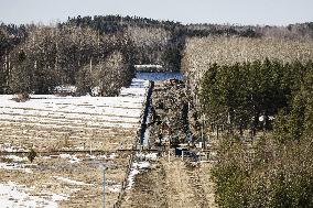 Barrier fence project at the eastern border of Finland