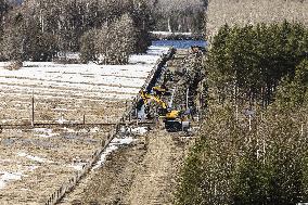 Barrier fence project at the eastern border of Finland