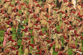 INDIA-ASSAM-BIHU DANCE-GUINNESS WORLD RECORDS