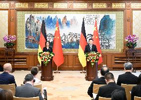 CHINA-BEIJING-QIN GANG-GERMAN FM-STRATEGIC DIALOGUE (CN)