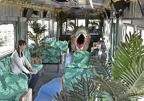 Dinosaur train in central Japan