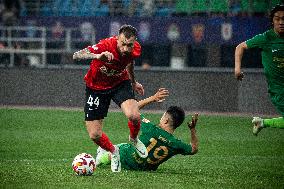 (SP)CHINA-HUZHOU-FOOTBALL-CSL-CHANGCHUN YATAI VS ZHEJIANG FC (CN)