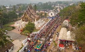 LAOS-LUANG PRABANG-SONGKRAN FESTIVAL-CELEBRATION