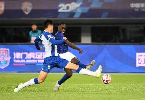 (SP)CHINA-TIANJIN-FOOTBALL-CSL-TIANJIN JINMEN TIGERS VS CANGZHOU MIGHTY LIONS (CN)