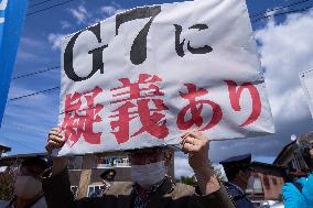 JAPAN-KARUIZAWA-G7 FM MEETING-PROTEST