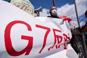 JAPAN-KARUIZAWA-G7 FM MEETING-PROTEST