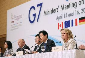 G-7 ministerial meeting in Sapporo