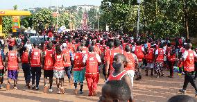UGANDA-KAMPALA-MARATHON-HIV/AIDS AWARENESS-PROMOTION
