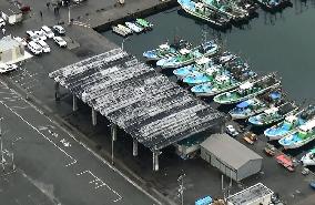 CORRECTED: Fishing port where Japan PM Kishida was attacked